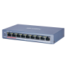 Hikvision DS-3E0109P-E/M(B) POE Комутатор 8 портів некерований