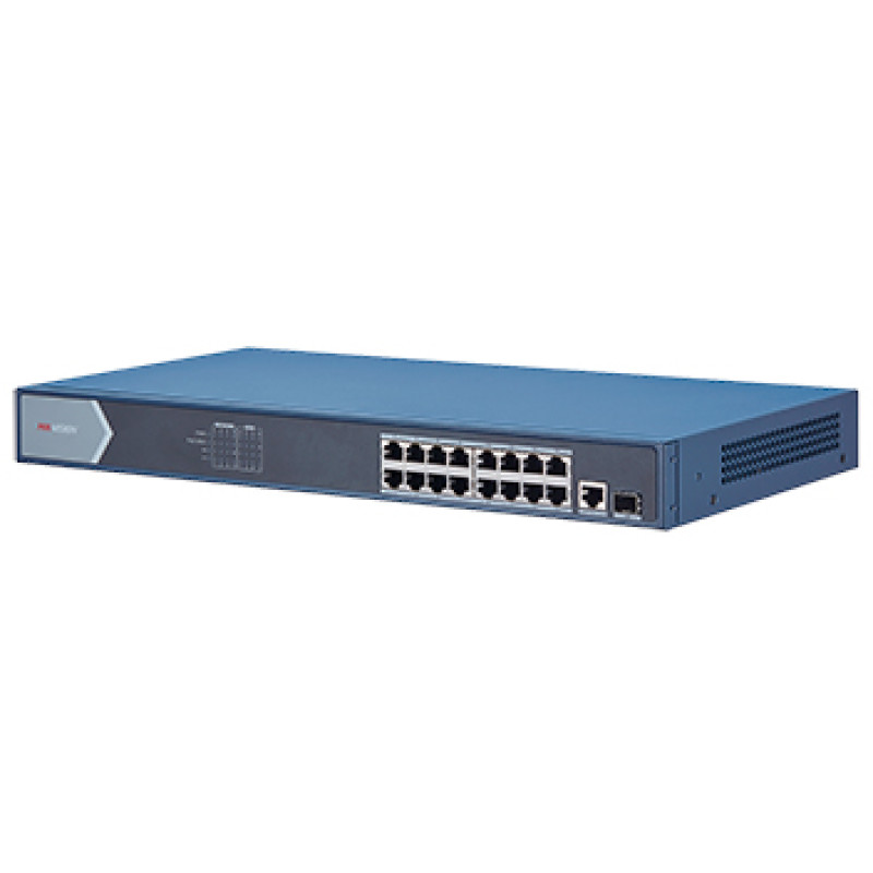 DS-3E0518P-E 16-портовый гигабитный неуправляемый PoE
