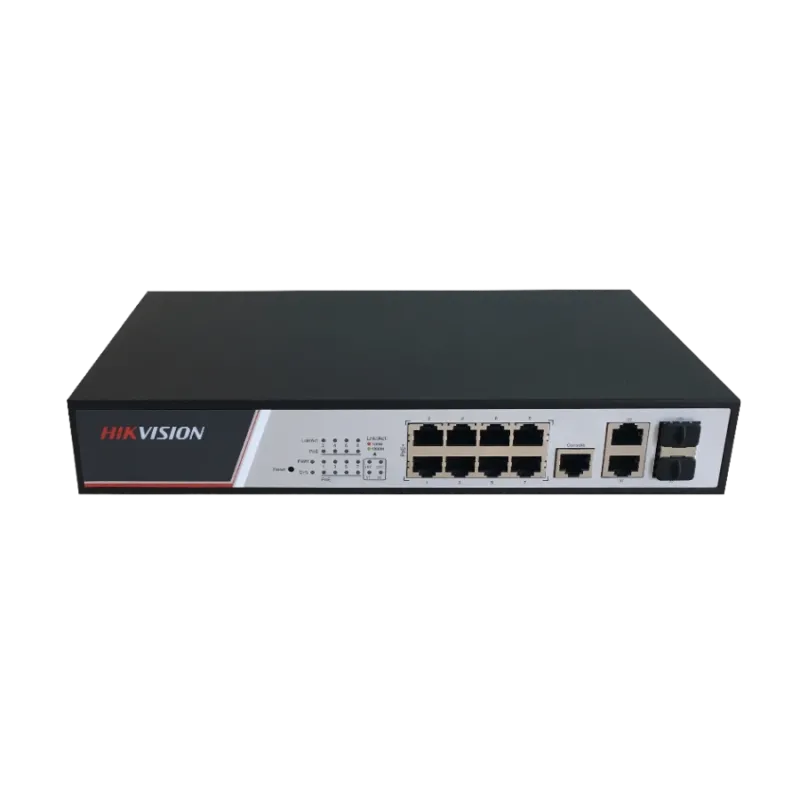 Hikvision DS-3E2310P PoE Комутатор 8 портів керований