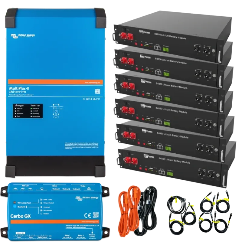 VictronEnergy MultiPlus-II + Dyness 4кВт 14.4кВт•ч Система бесперебойного питания однофазная