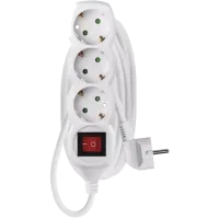 EMOS P1321R 3 розетки 1.5 м Мережевий подовжувач