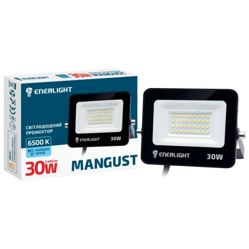 ENERLIGHT MANGUST Прожектор світлодіодний 30Вт 6500K
