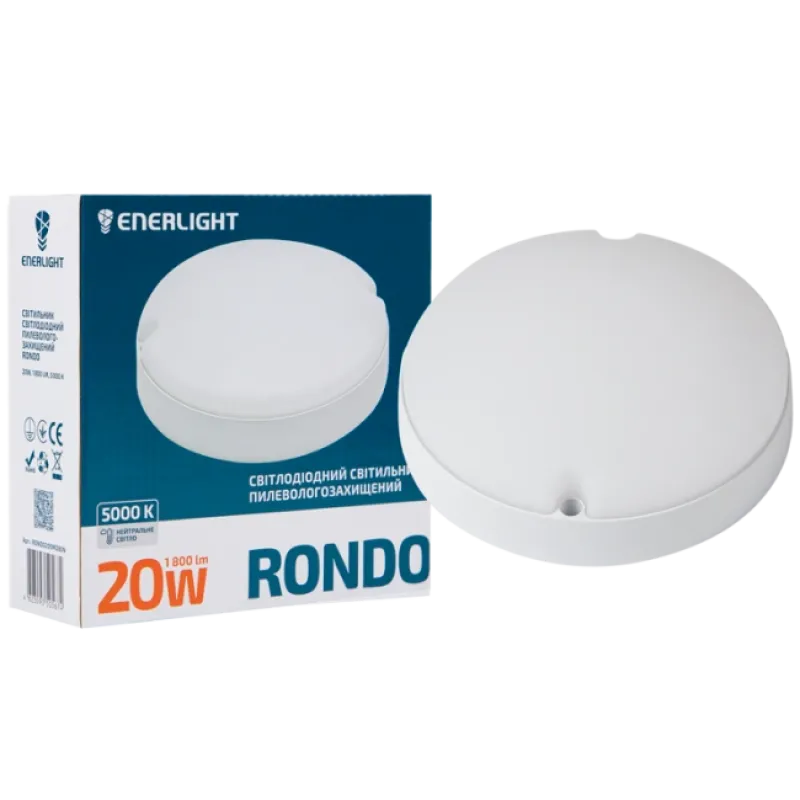 ENERLIGHT RONDO Светильник светодиодный 20Вт 5000К IP65