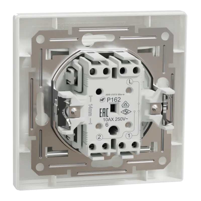 Schneider Electric ASFORA EPH0400121 Выключатель 1-кл. белый проходной