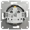 Schneider Electric Asfora EPH2900271 Розетка із заземленням та шторками антрацит