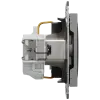 Schneider Electric Asfora EPH2900271 Розетка із заземленням та шторками антрацит