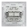 Schneider Electric Asfora EPH4400121 RJ45 5e Розетка комп'ютерна подвійна біла