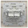 Schneider Electric Asfora EPH4400123 РОЗЕТКА КОМПЬЮТЕРНАЯ RJ45 UTP КАТ. 5Е ДВОЙНА