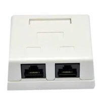 EPNew 2хUTP, кат. 6, RJ45 Розетка наружная