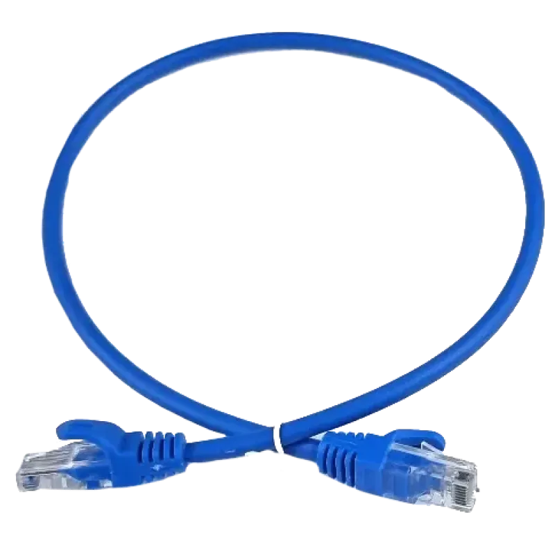 EServer UTP CAT5e Патч-корд блакитний 0.25м