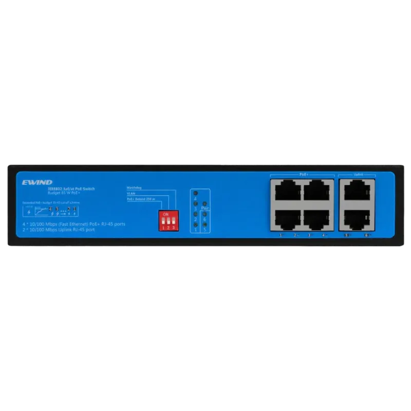 Ewind EW-S1906CF-AP POE Коммутатор 6 портов неуправляемый