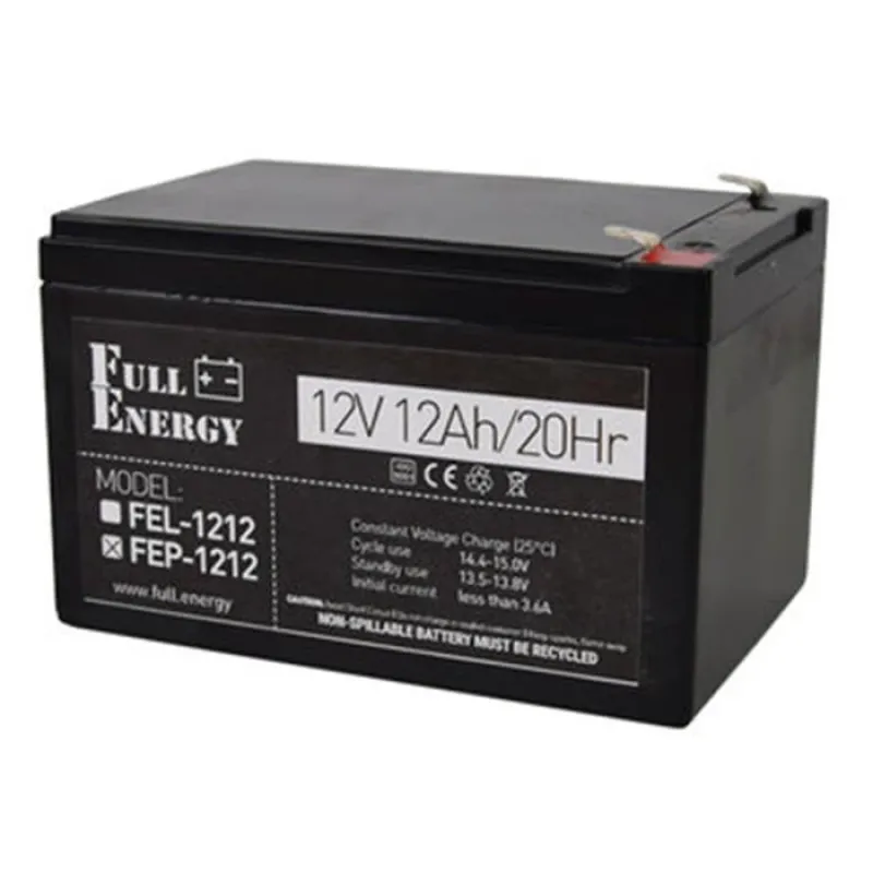 Full Energy FEP-1212 12 А•ч 12В Свинцово-кислотная аккумуляторная батарея