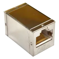RJ-45 Соединитель витой пары экранированный кат. 6 под коннекторы