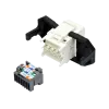 Corning FQ100020723 Модуль Keystone UTP RJ45 кат. 5e, білий,  Corning