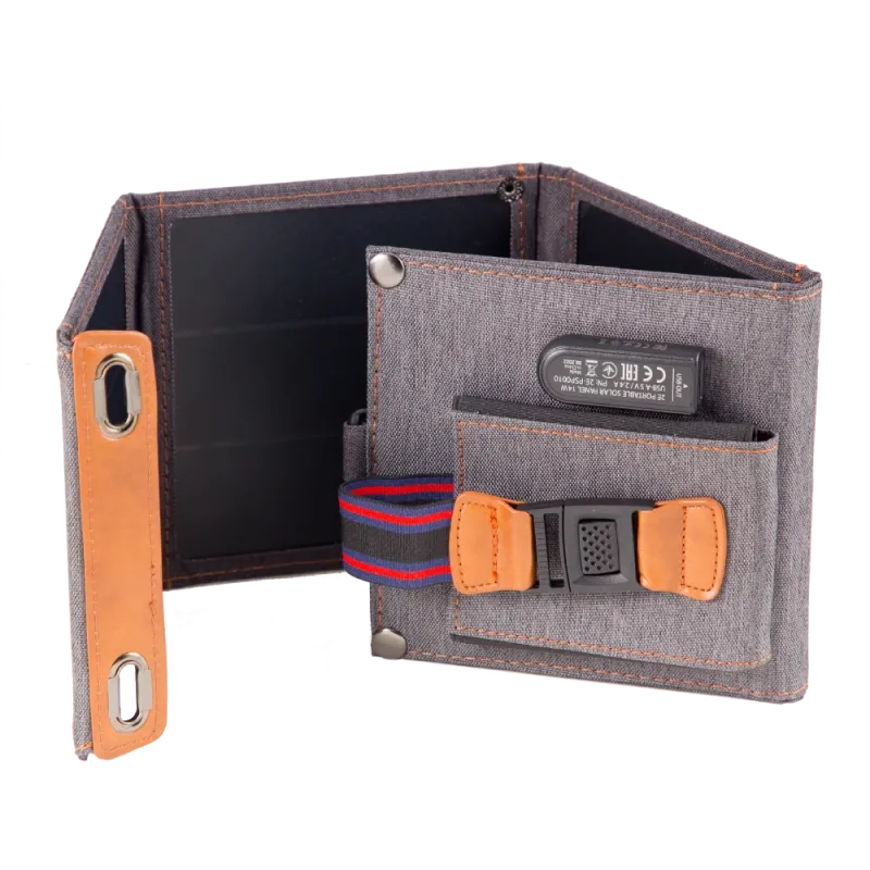 2E портативна 14 Вт USB-A 5V/2.4A Сонячна панель