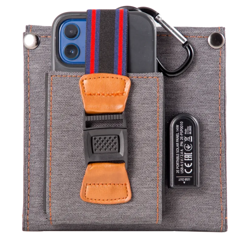 2E портативна 14 Вт USB-A 5V/2.4A Сонячна панель