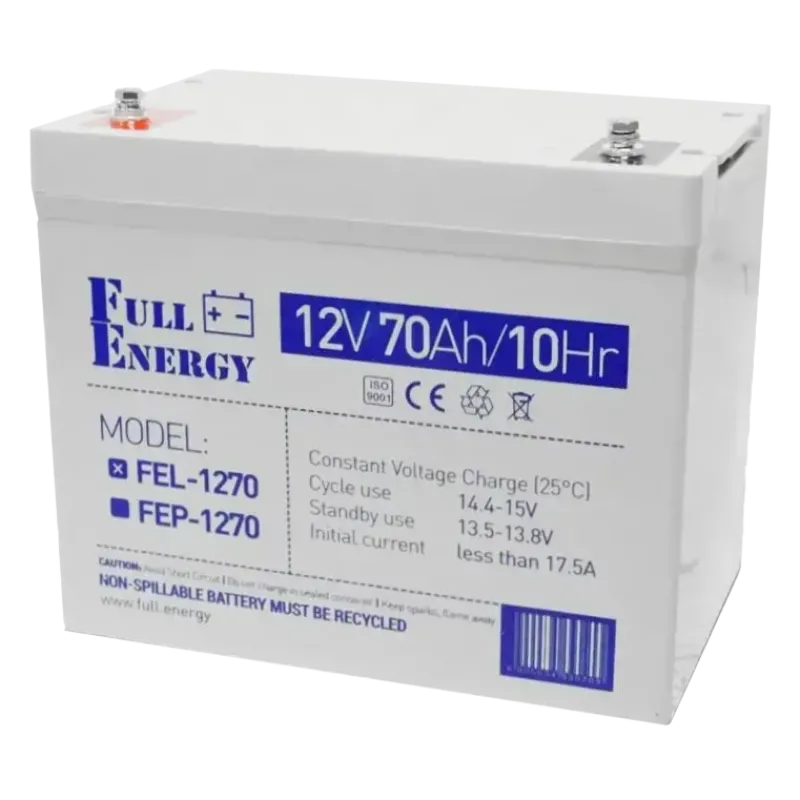 Full Energy FEL-1270 12V 70 Ah Акумулятор гелевий