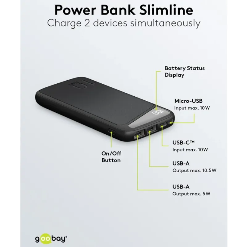 GOOBAY 53935 10000 mAh Повербанк