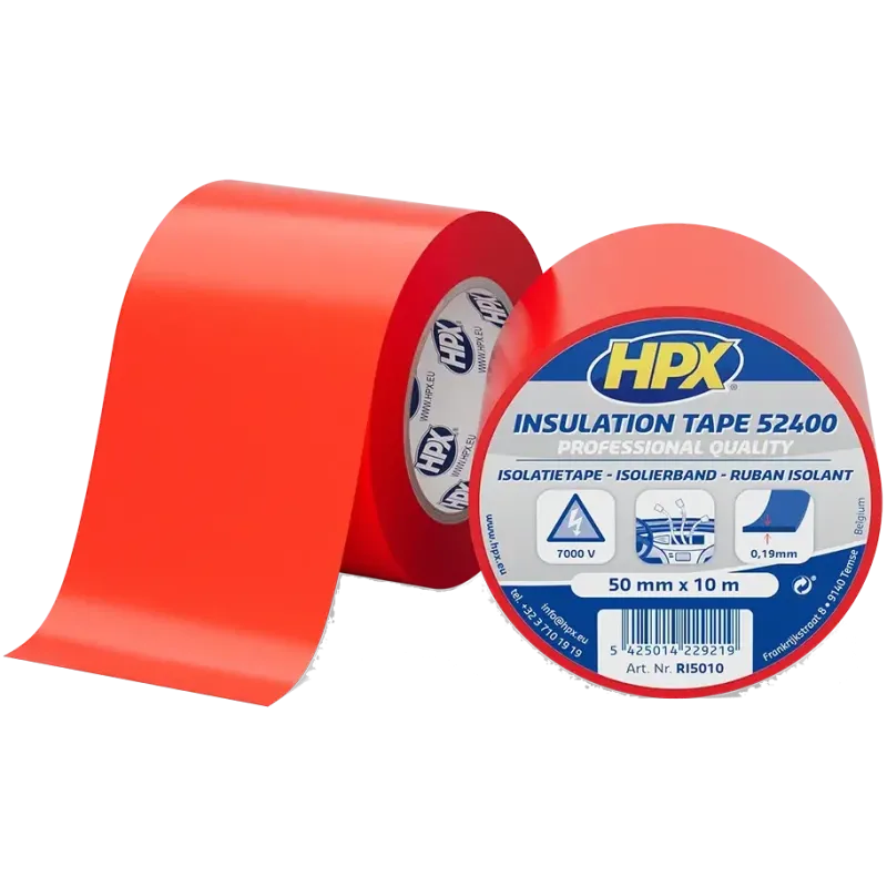 HPX RI5010 52400 50мм x 10м Стрічка ПВХ ізоляційна