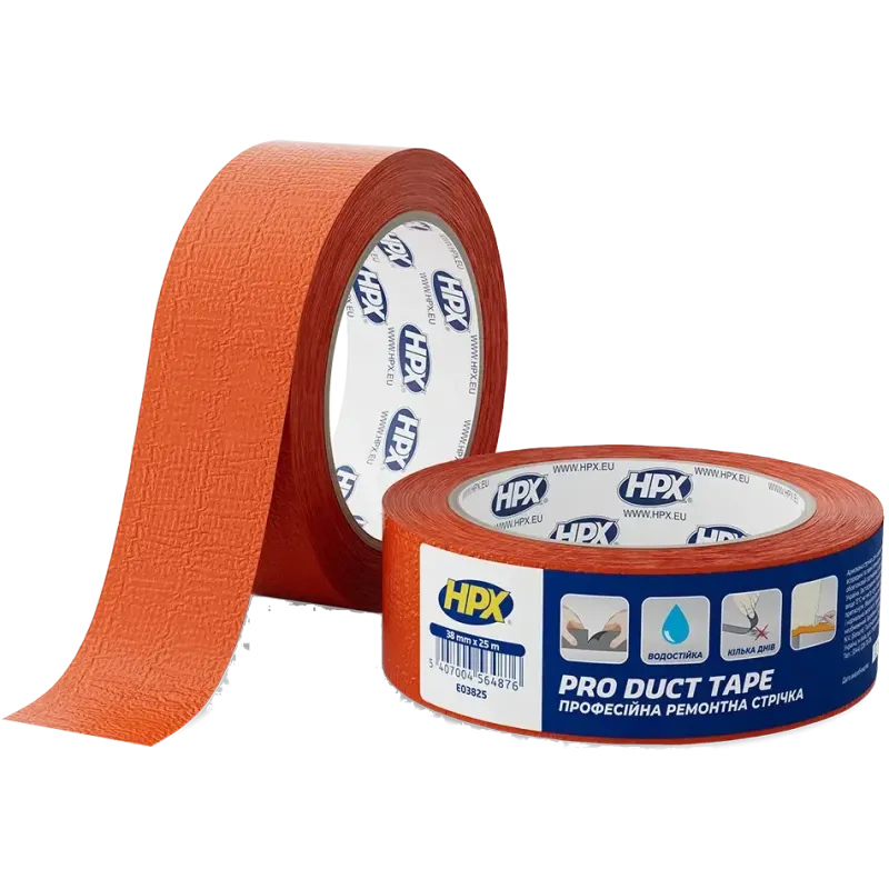 HPX EO5025 Duct Tape Pro 38мм х 25м Лента ремонтная односторонняя