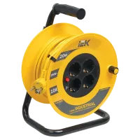IEK Удлинитель-катушка 4гн 20м З/К УК20 т/с (3х1,5мм2) IP44