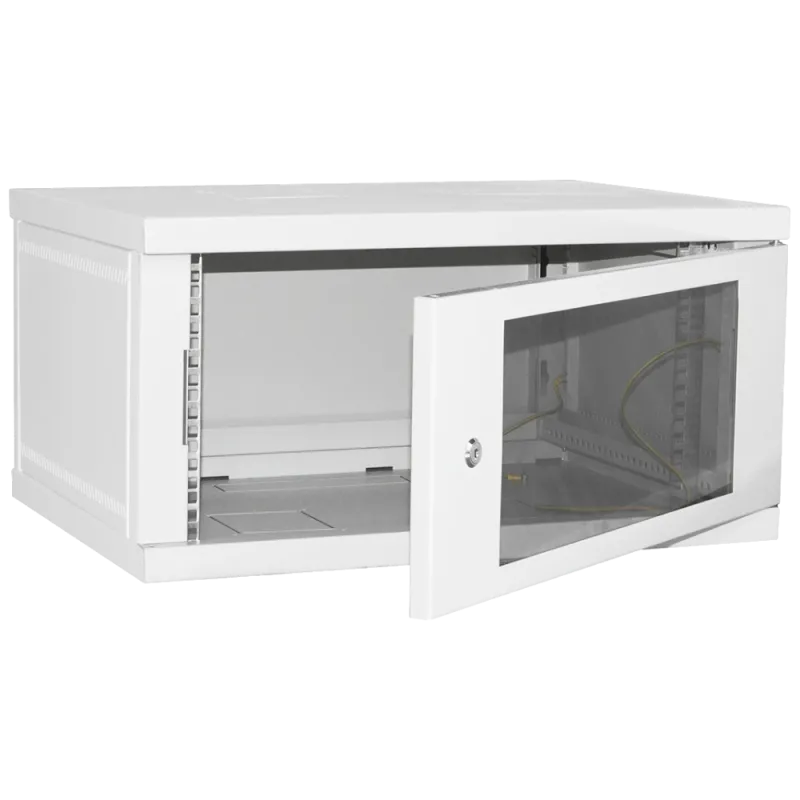 IPCOM СН-4U-060х035-ДС-7035 (RAL7035) Шкаф телекоммуникационный стекло