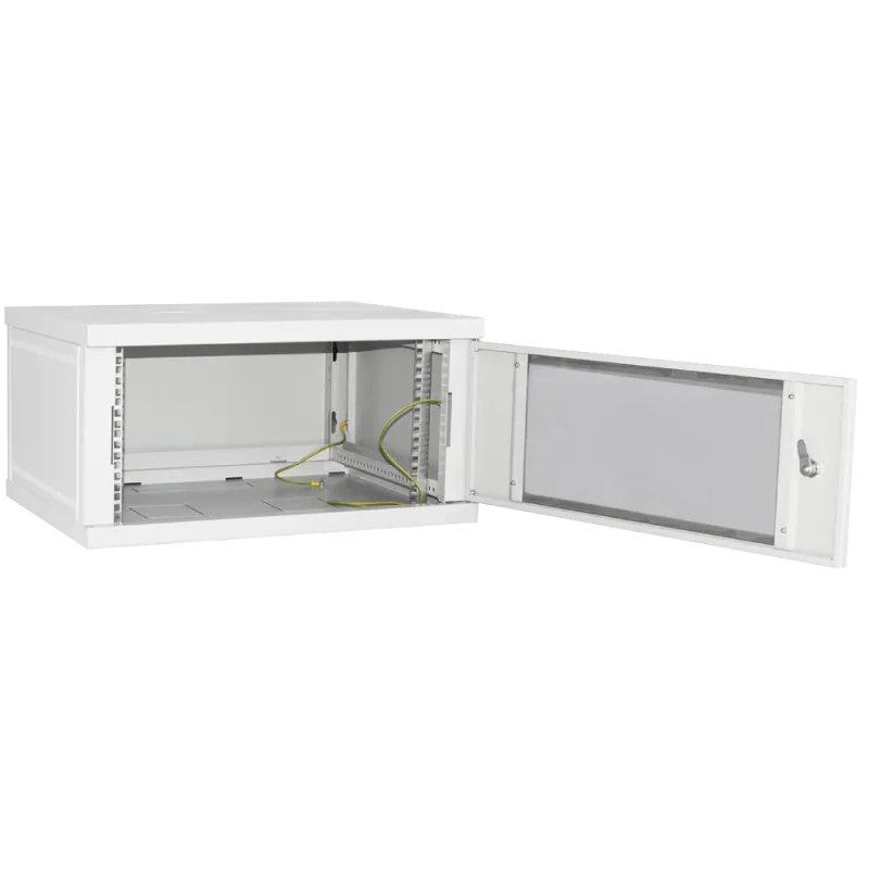 IPCOM СН-4U-060х035-ДС-7035 (RAL7035) Шкаф телекоммуникационный стекло