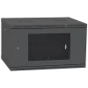 IPCOM CH-6U 600x600 перфорация RAL9005 Шкаф серверный