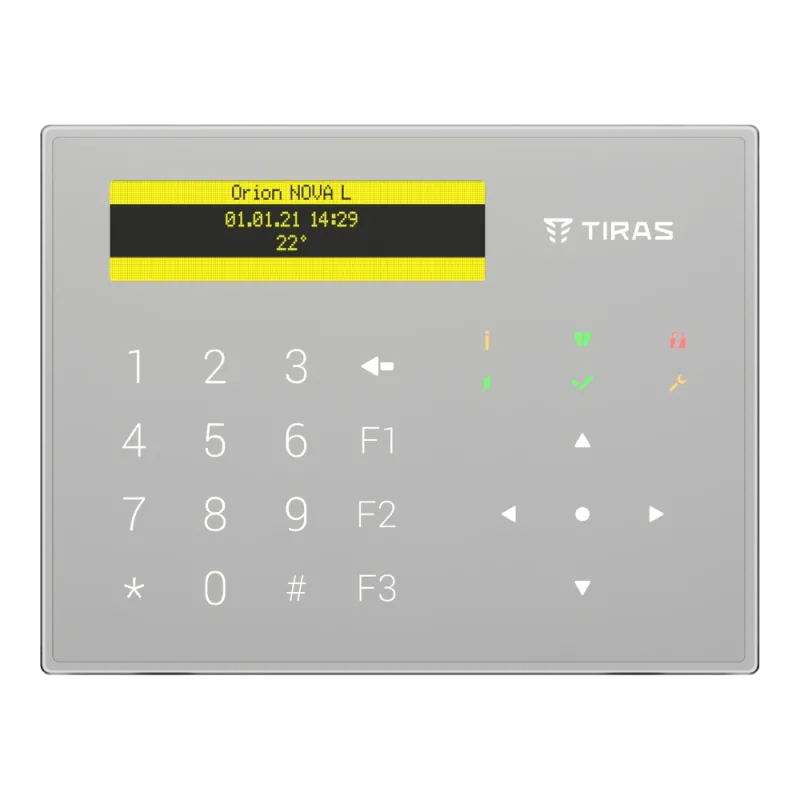 Tiras K-GLCD+(white) Клавіатура
