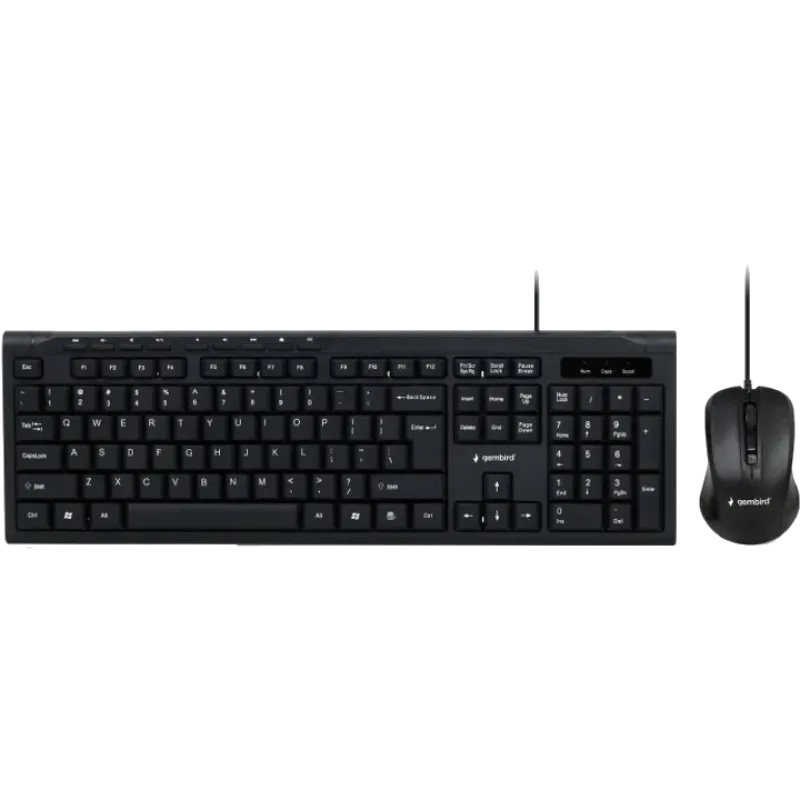 Gembird KBS-UM-03-UA USB (KBS-UM-03-UA) Комплект проводной