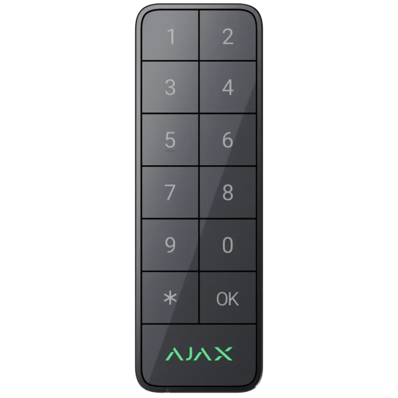 Ajax Superior Keypad Outdoor Fibra graphite Дротова клавіатура