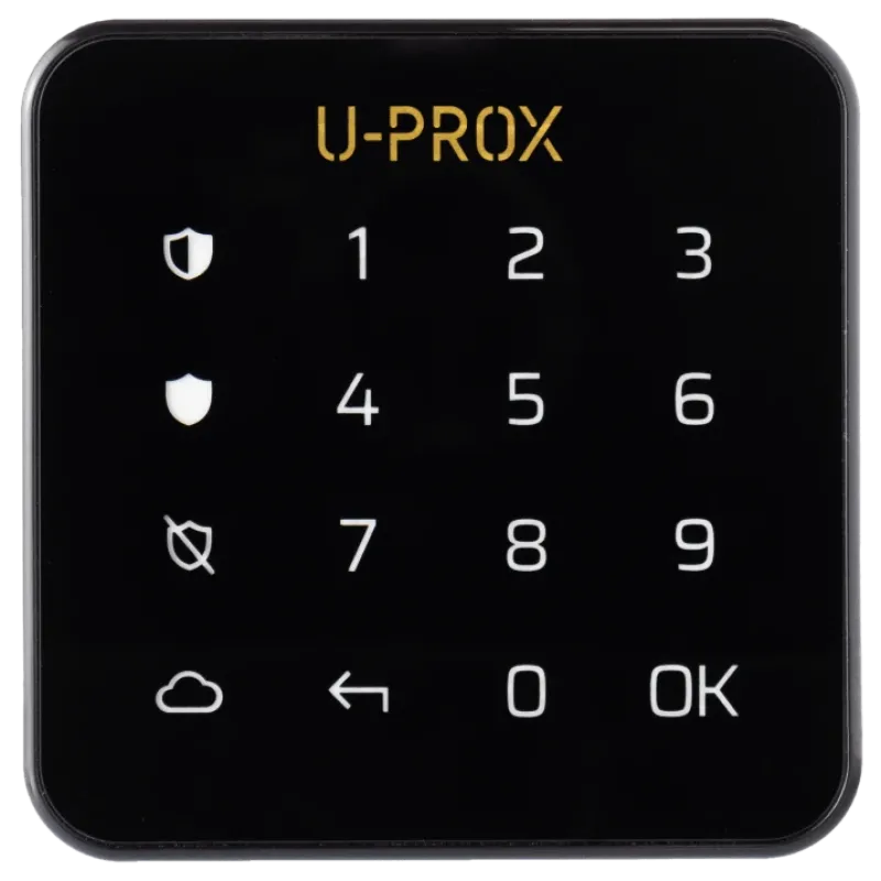 U-Prox Keypad G1 Black Бездротова сенсорна клавіатура для однієї групи