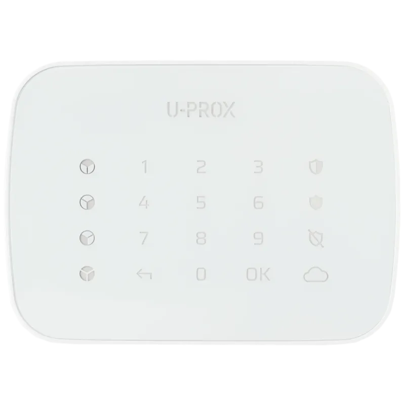 U-Prox Keypad G4 White Бездротова сенсорна клавіатура для чотирьох груп