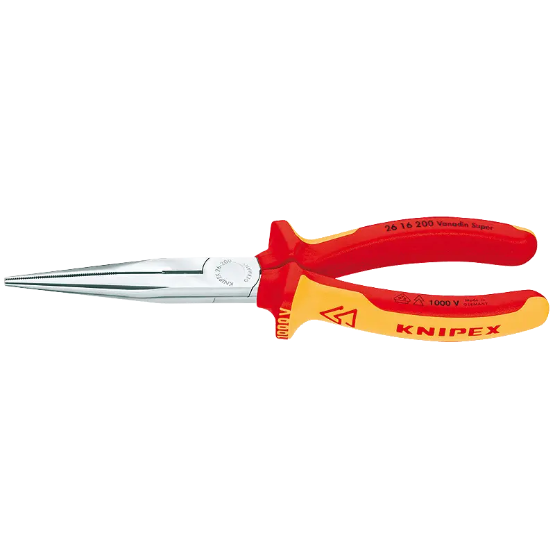 KNIPEX 26 16 200 Плоские круглогубцы
