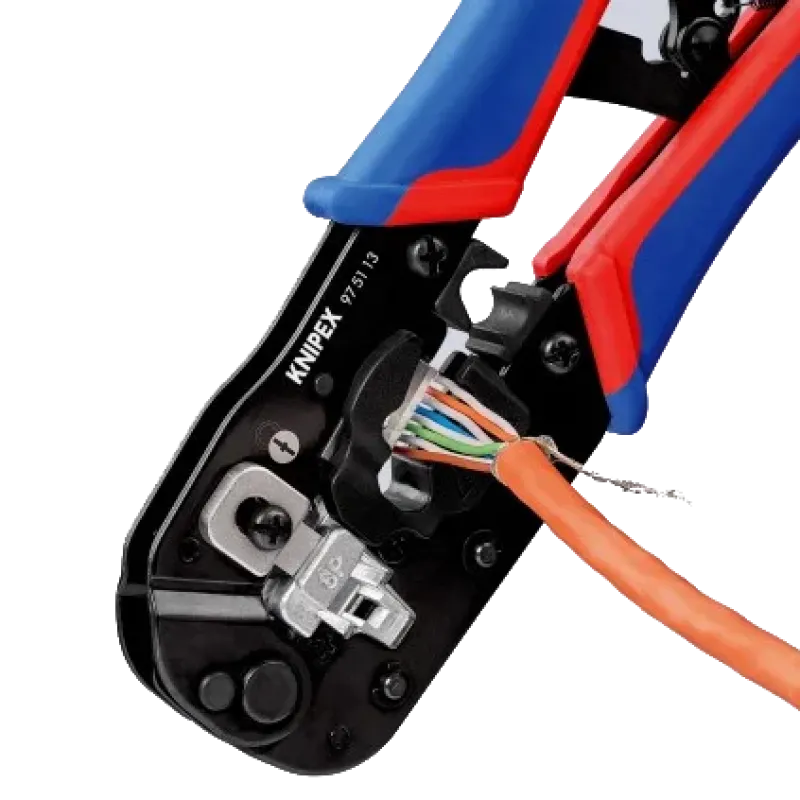 KNIPEX 97 51 13 Western RJ45 Пресс-клещи для штекеров