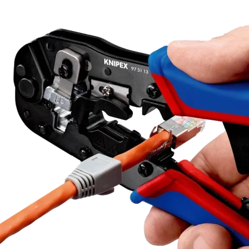 KNIPEX 97 51 13 Western RJ45 Пресс-клещи для штекеров