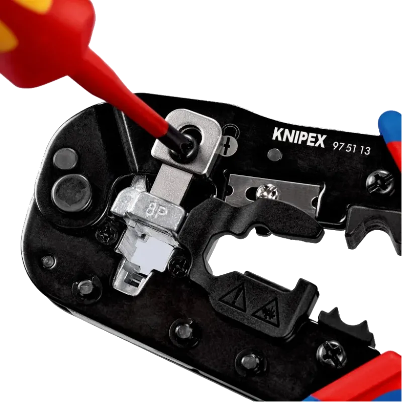 KNIPEX 97 51 13 Western RJ45 Пресс-клещи для штекеров