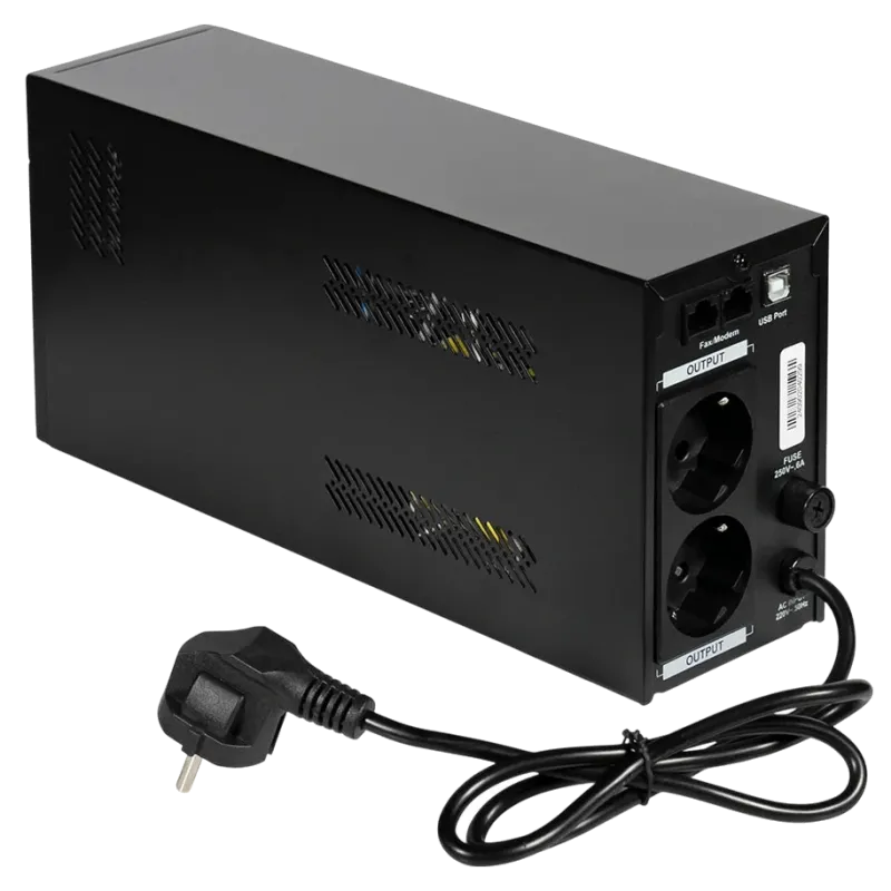 Kraft KRF-1200VA/720W(LED) LiFePO4 UPS Джерело безперебійного живлення