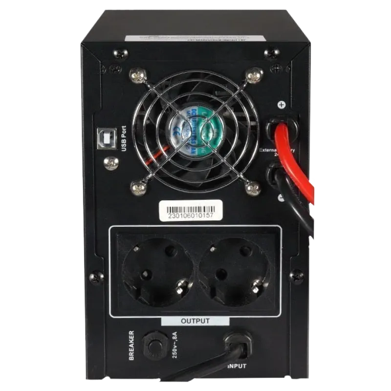 Kraft KRF-PSW1000VA/800W(LCD) Джерело безперебійного живлення батарея 24V