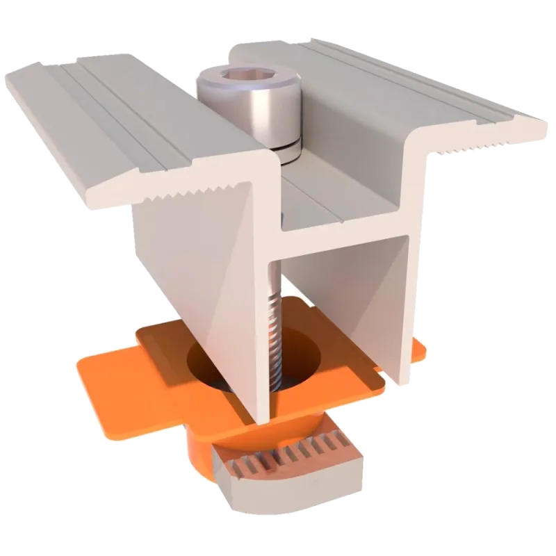 Kripter Domino V3-4 L6200 Крепление наземной оцинкованной стойки в сборе