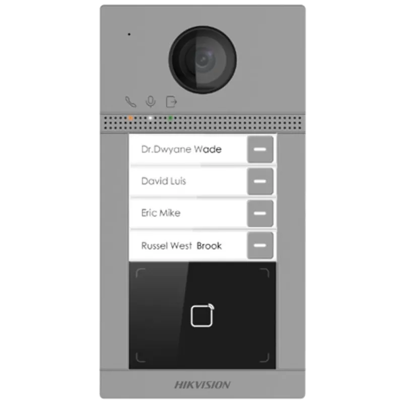 DS-KV8413-WME1(C)/Flush/Europe BV Вызывная панель с Wi-Fi