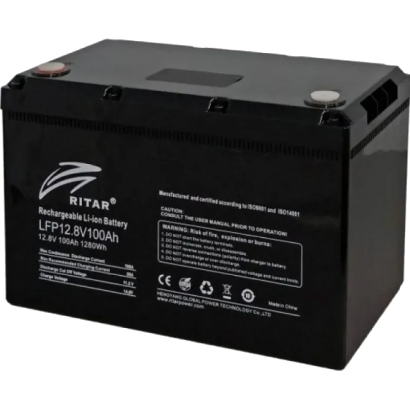 Ritar LFP12.8V100AHG24 Аккумуляторная батарея