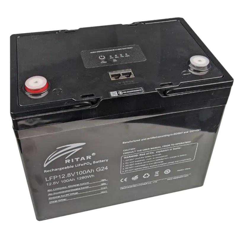 Ritar LFP12.8V100AHG24 Акумуляторна батарея з bluetooth