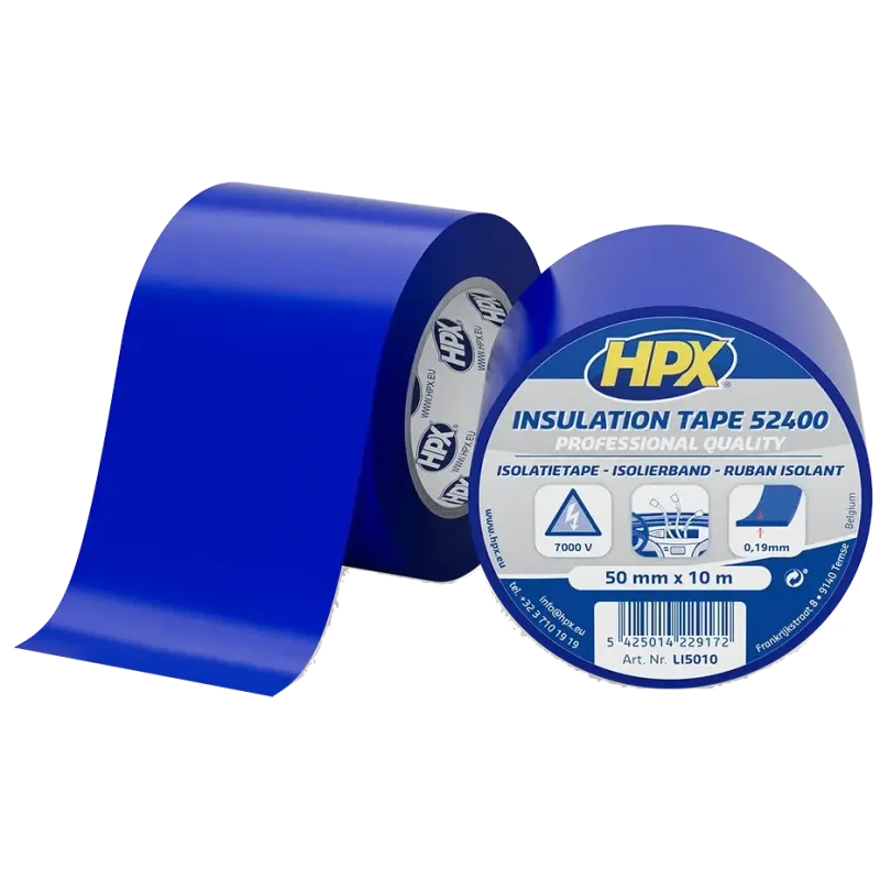 HPX LI5010 52400 50мм x 10м Стрічка ПВХ ізоляційна