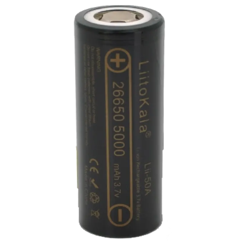 LiitoKala 26650 Li-Ion Lii-50A 5000mah Аккумулятор