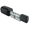 SEVEN LOCK SL-7774BF black (35-90мм) (цилиндр) Биометрический замок