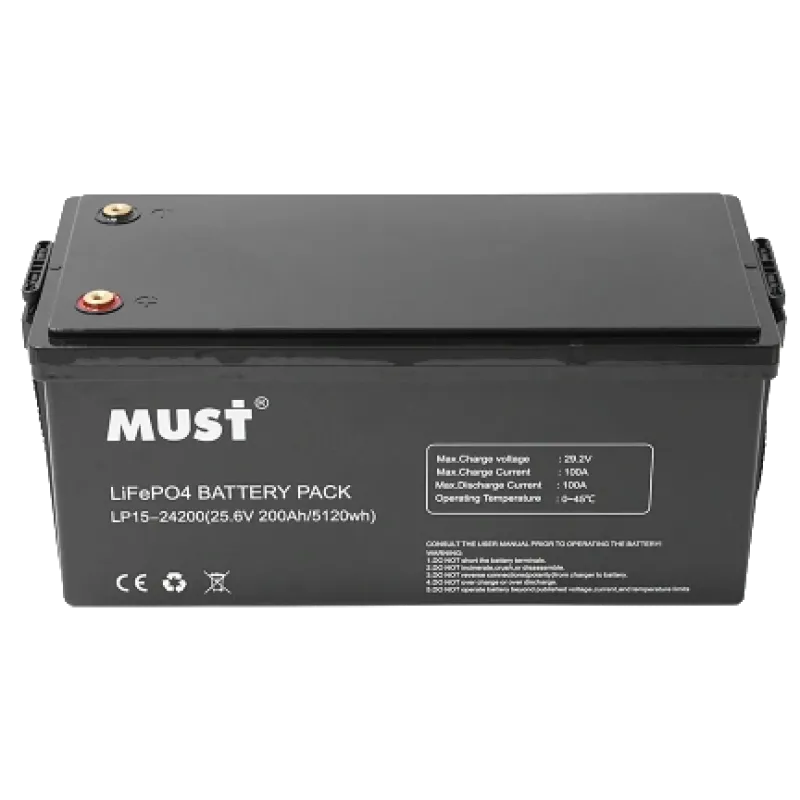Must LP15-24200 25.6В 200А•г Літієва акумуляторна батарея