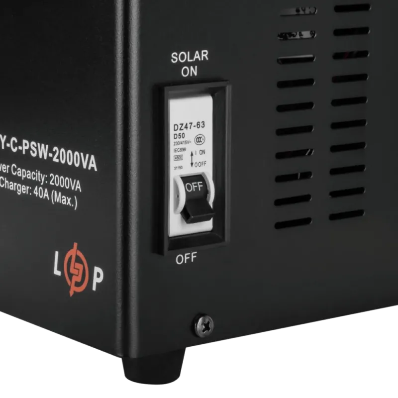 LOGICPOWER LPY-С-PSW-2000VA (1400Вт) MPPT 24В Источник бесперебойного питания
