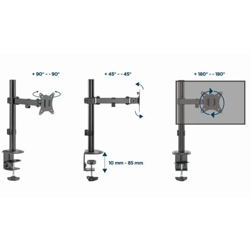 Gembird MA-D1-03 17-32" 9 кг Кронштейн для монитора