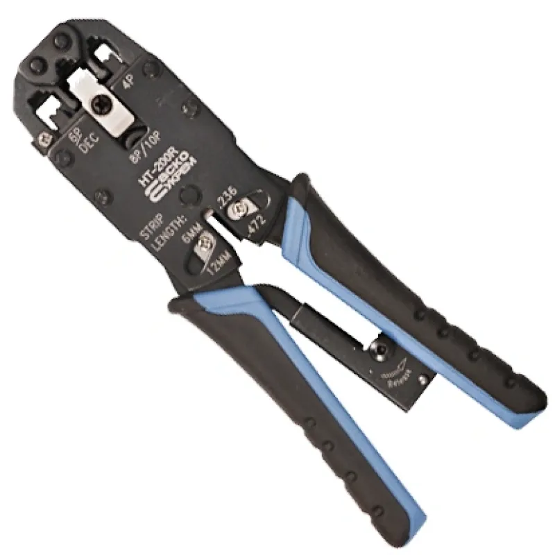 HT-200R (01102) Інструмент для обтискання RJ-45 (8P8C) та RJ-12/11 (6P6C)
